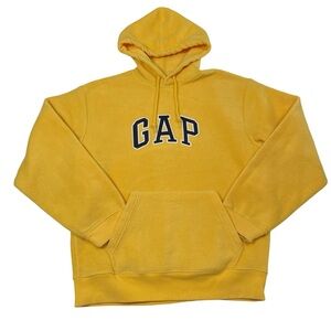 GAP Spellout Pullover Hoodie Size S Fleece Sweatshirt (Retail $65+)